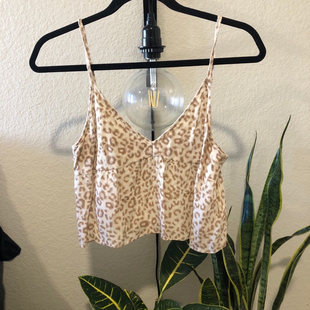 Aritzia Cheetah Print Top